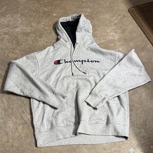 Champion Light Gray Men's Hoodie
